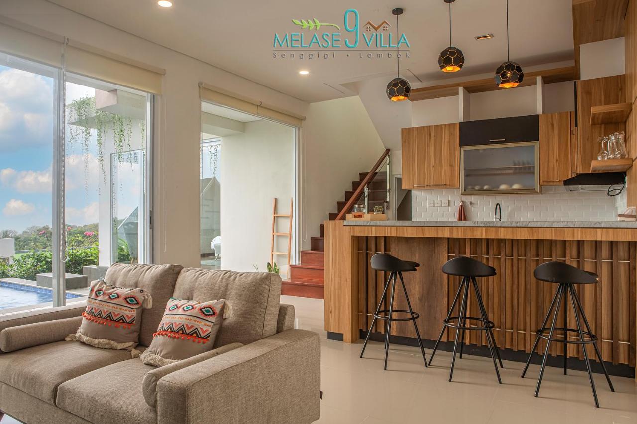 Melase 9 Villa, Senggigi Mataram Exteriör bild